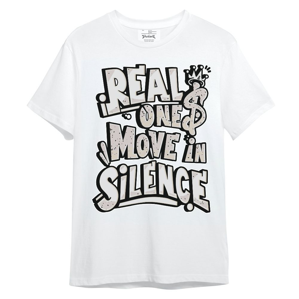 Shirt To Match Retro Reverse Metallic 5s - Ones Move In Silence Graphic Unisex Shirt