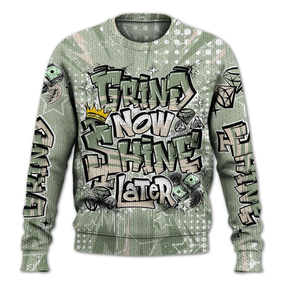 Sweater To Match Seafoam Sail 4s - Grind2 Shine Later Graphic