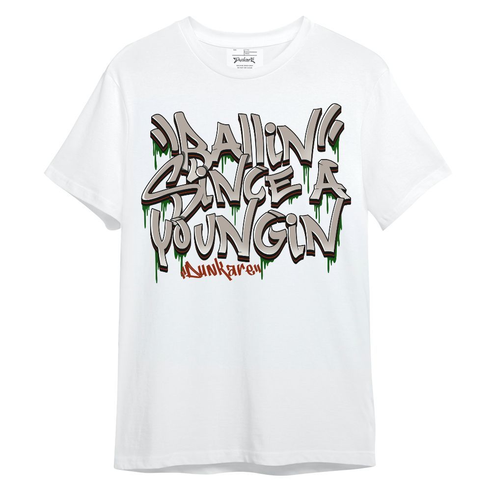 Shirt To Match El Grito 5s - Ballin Since A Youngin Typo Unisex Shirt