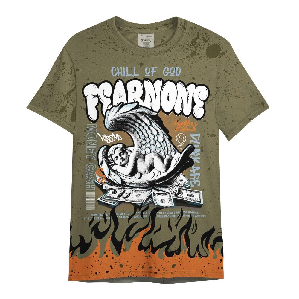 Shirt To Match Olive 5s - Chill Of God Fear None Shirt Outfit