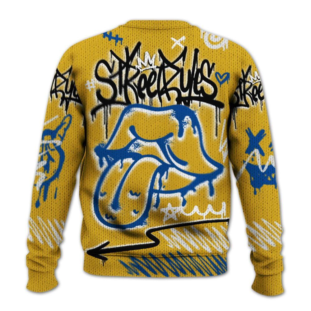 Knitted Sweater To Match High Laney 1s - Break Rules Streetwear