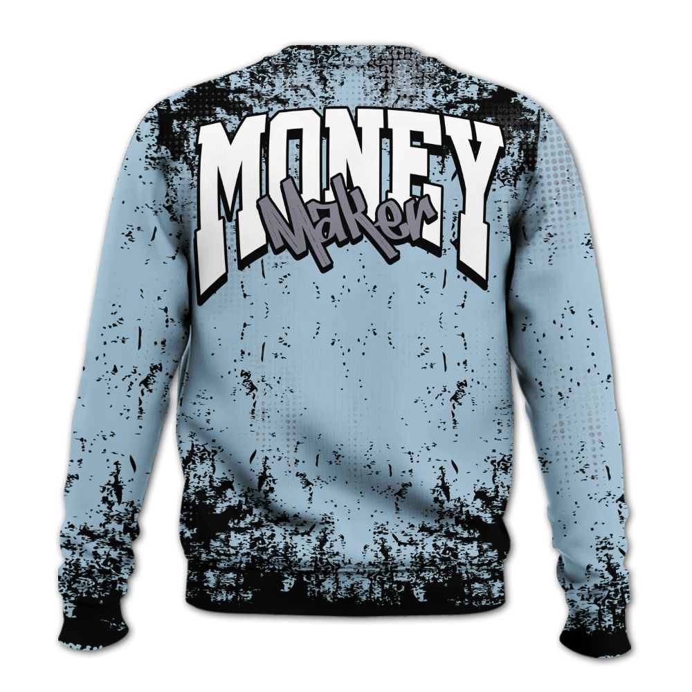 Sweatshirt To Match Chambray 7s - Move In Silence Money Street Retro All Over Print