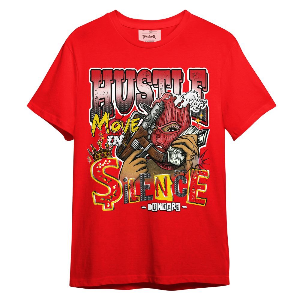 Shirt To Match Ferrari 14s - Hustle Move In Silence Graphic