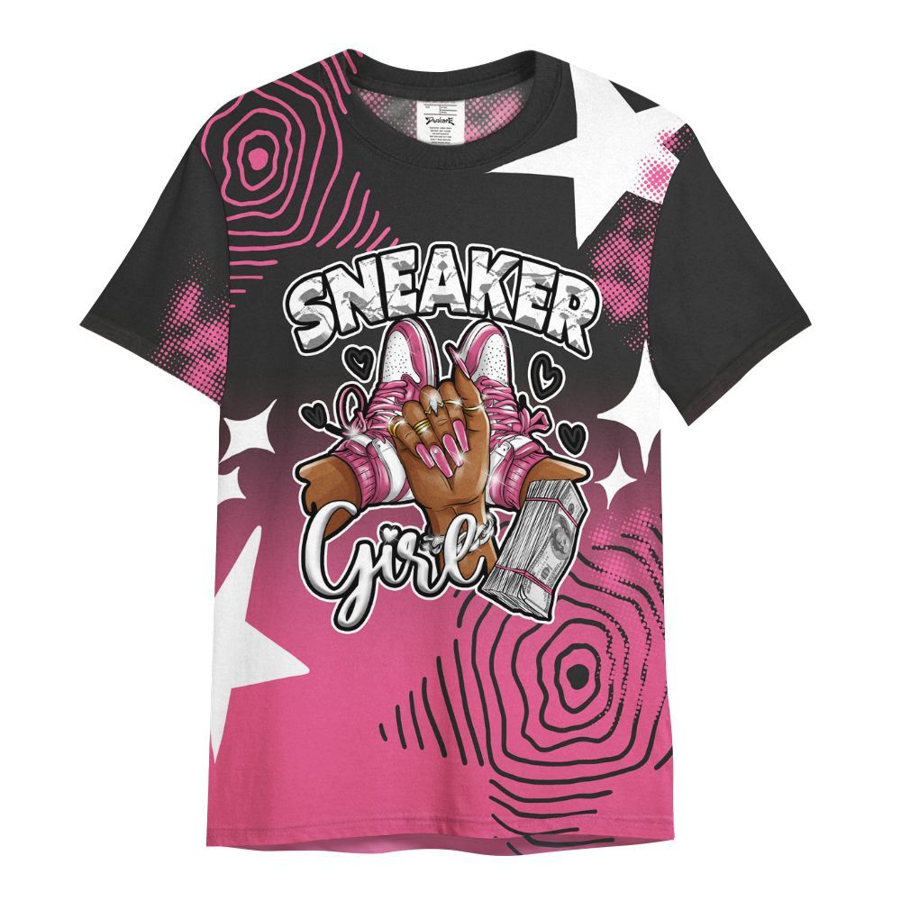 Shirt To Match Air Max SNDR Hyper Pink - Sneakerz Girlz Unique Starz All Over Print
