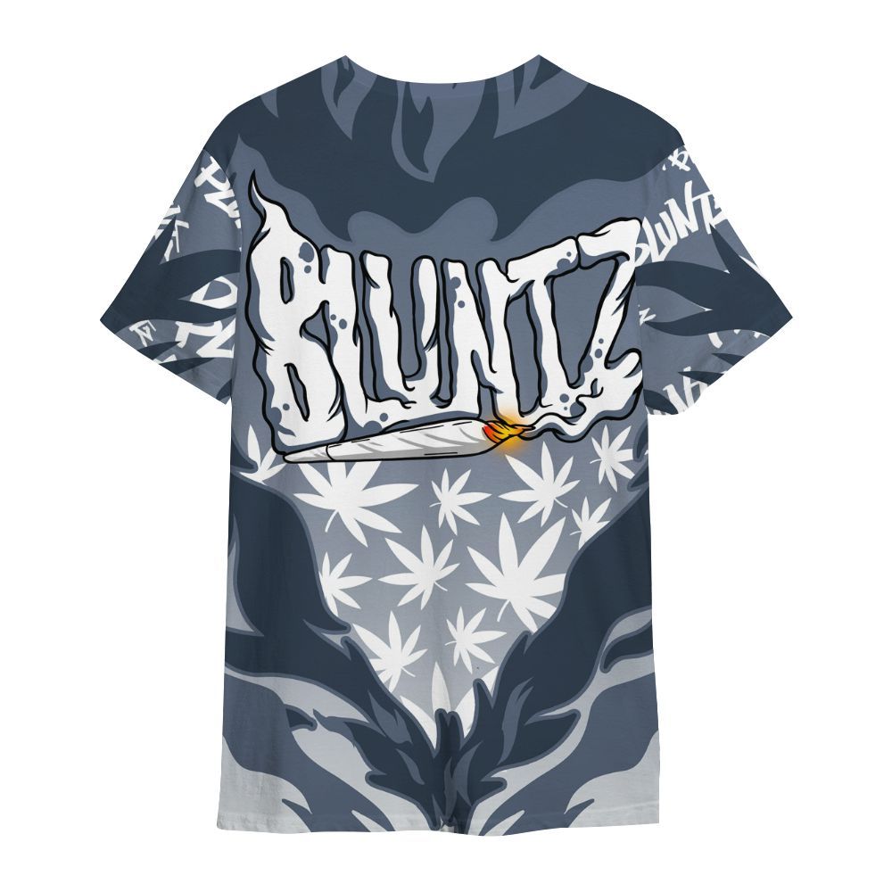 Shirt To Match Low Diffused Blue 11s - Bluntz Burnz Graphics All Over Print