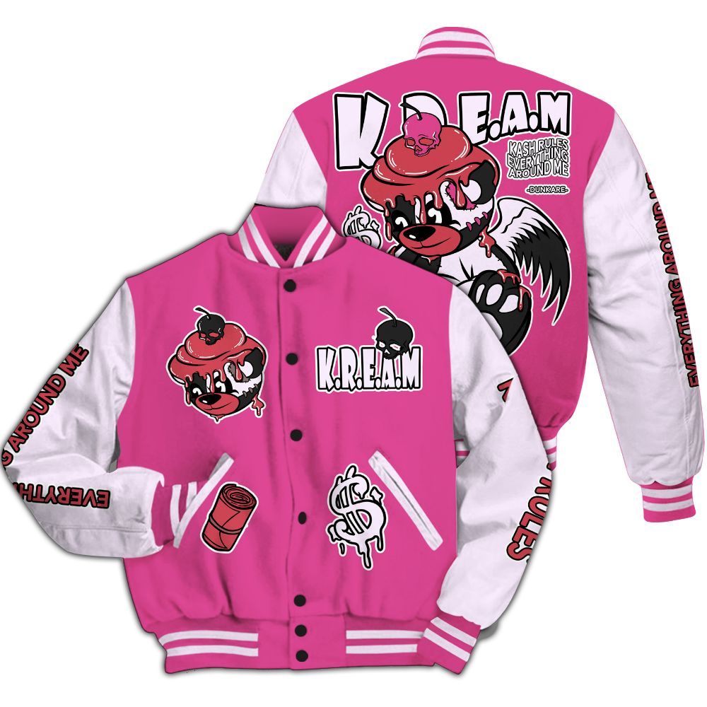 Varsity Jacket To Match KD 4 Aunt Pearl - Loot Bear All Over Print