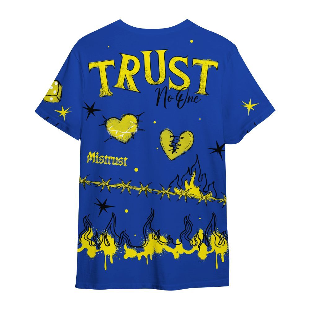 Shirt To Match Laney 14s - Trust No One Snake-Bite Doodle Crayon All Over Print