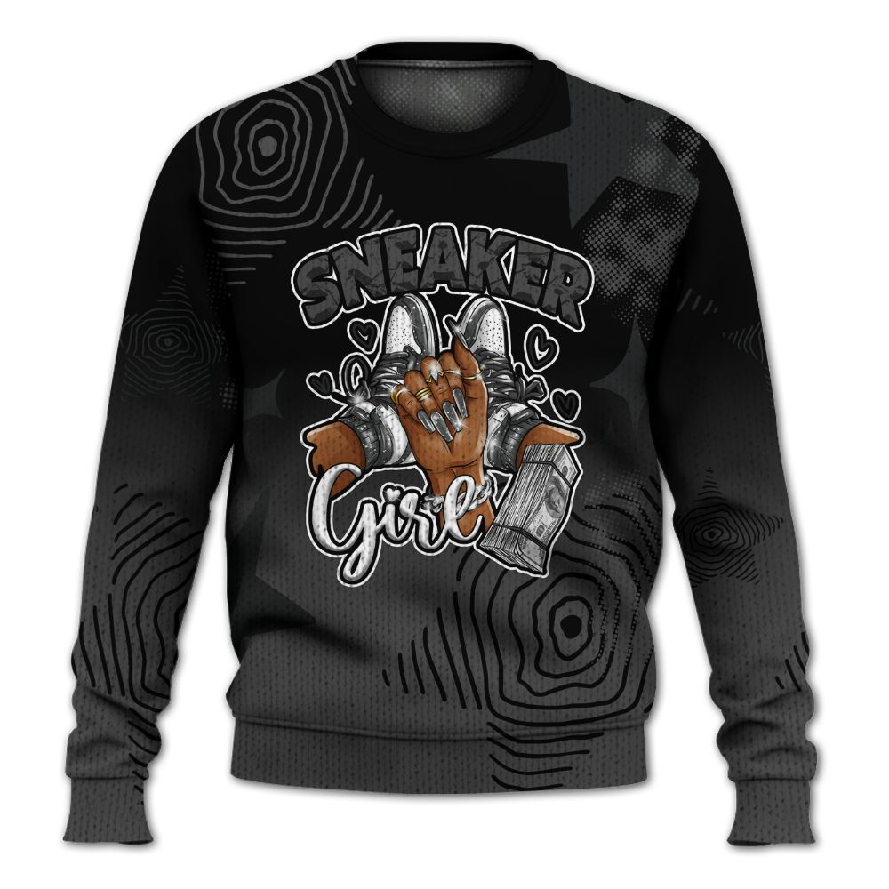 Knitted Sweater To Match Fear 4s - Sneakerz Girlz Unique Starz