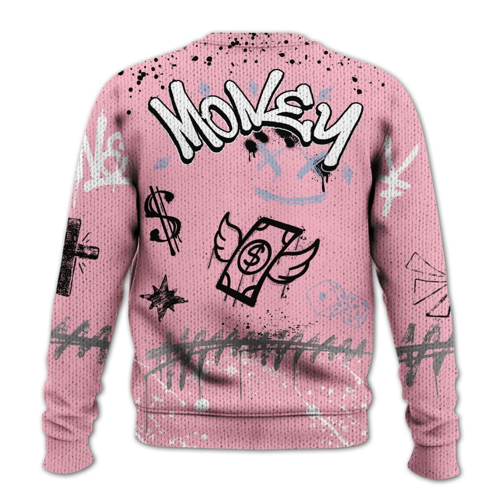 Sweater To Match Retro 35th Anniversary 5s - Everybody Paid In Full Crayon Graphic