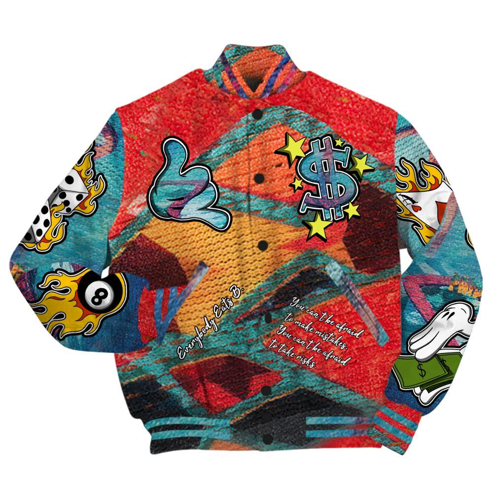Varsity Jacket To Match Kobe 8 What The Shirt, Funny Everybody Paid In Full Graphic All Over Print
