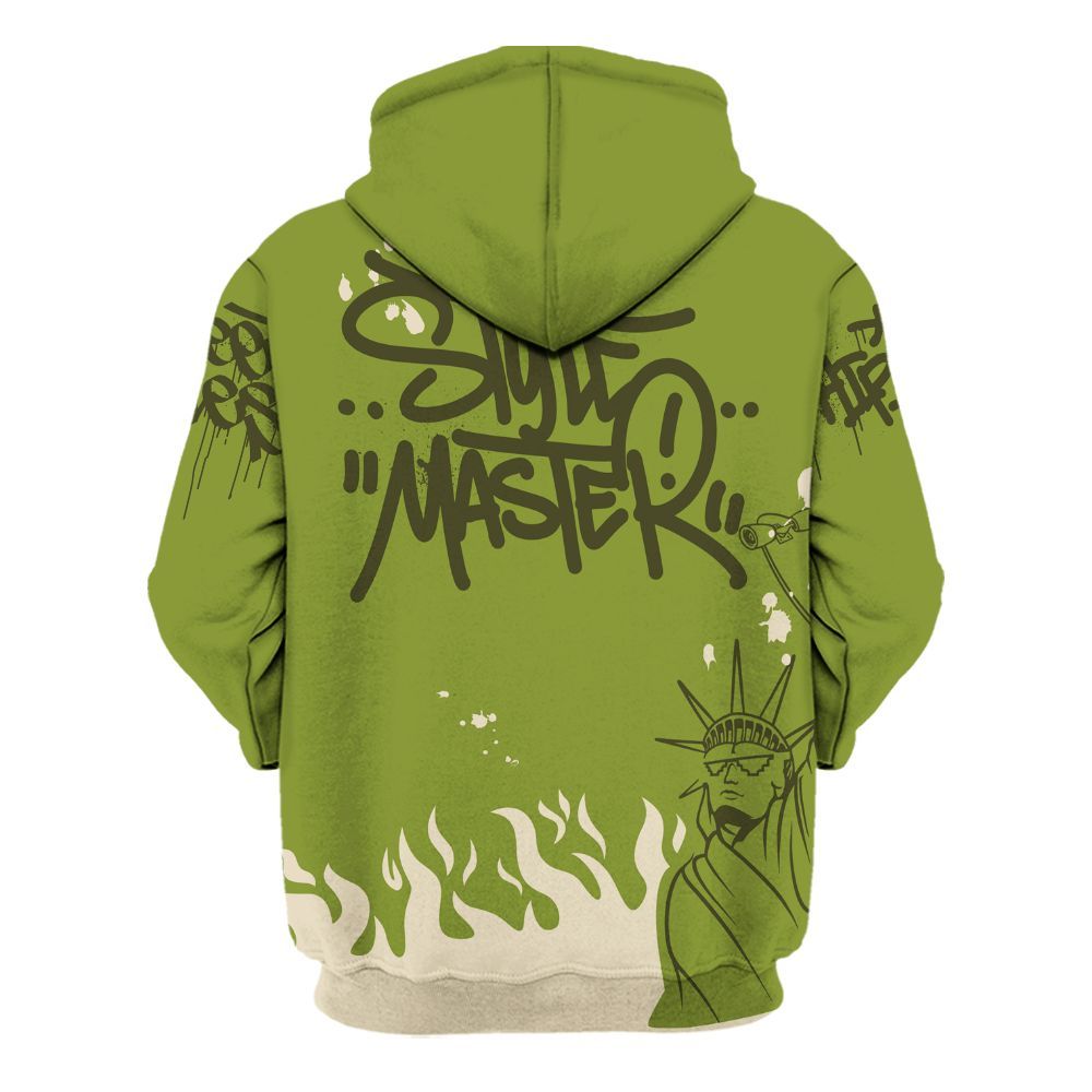 Hoodie To Match SB Dunk Low Asparagus - Graphic Fck Around Find Out All Over Print