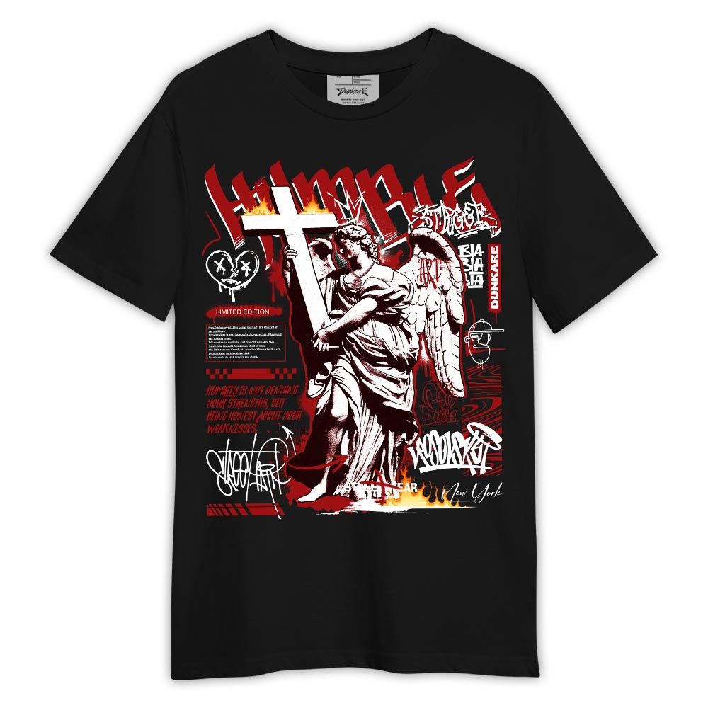 Shirt To Match Red Taxi 12s - Graphic Humble Shirt Red Taxi 12s Outfit