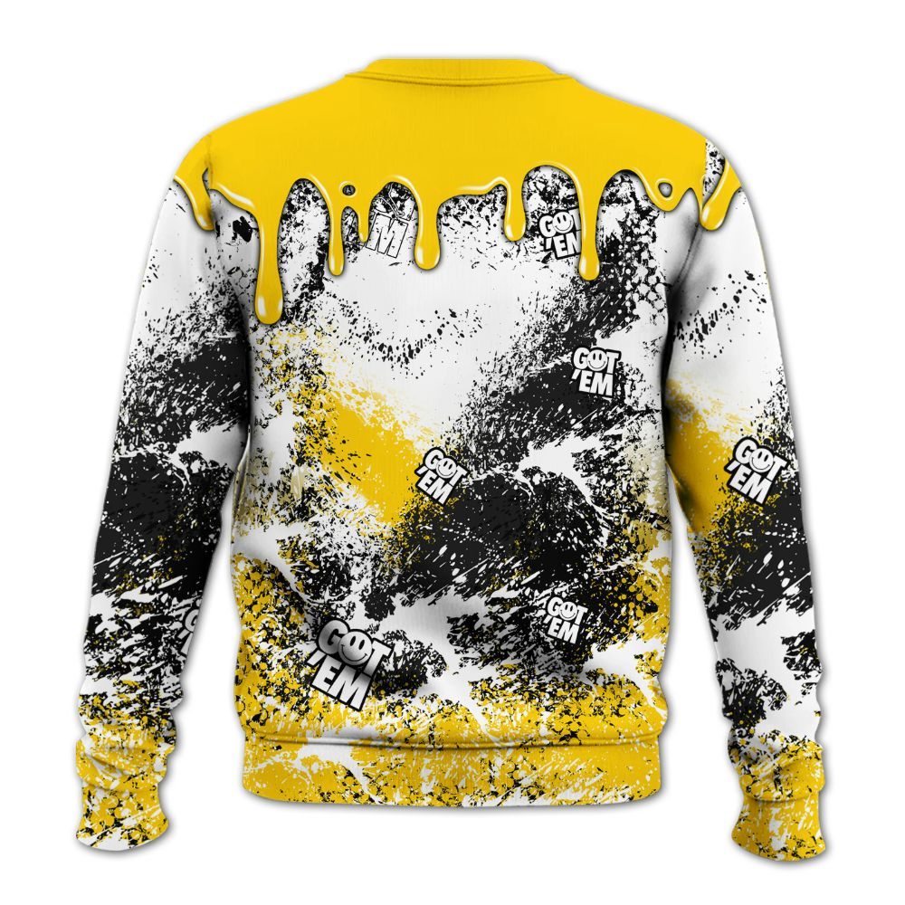 Sweatshirt To Match Corteiz Air Max 95 Tour Yellow - Dripping 23 Drip All Over Print