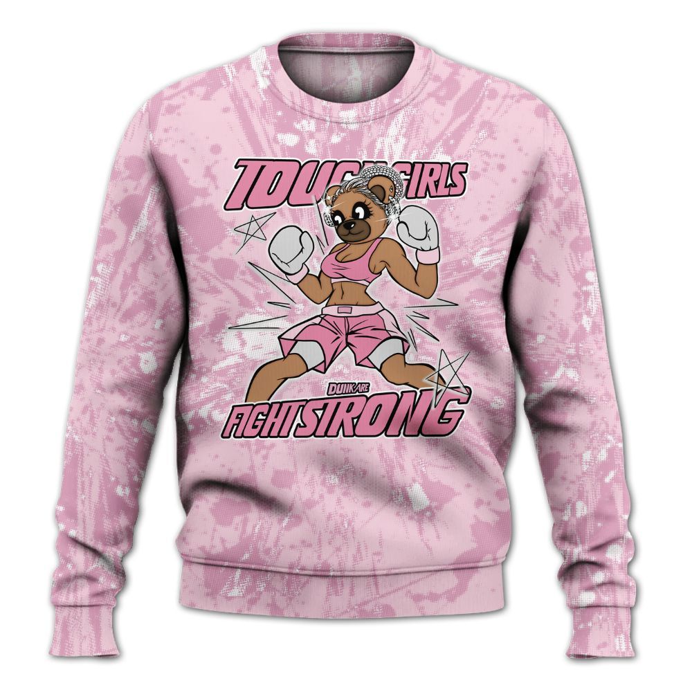 Sweatshirt To Match Orchid 4s - Gritty Girls Bear Luxury All Over Print