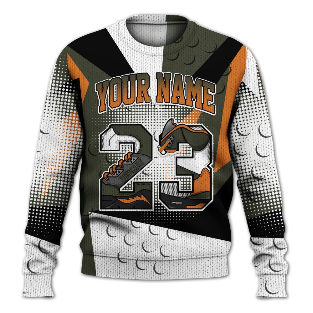 Sweater To Match Retro Undefeated 4s - Custom Name 23 5s Graphic