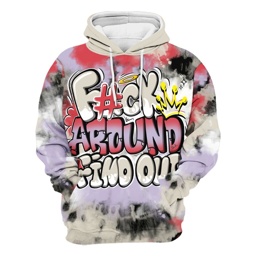 Hoodie To Match Peanut Butter Jelly 5s - FK Around Find Out All Over Print