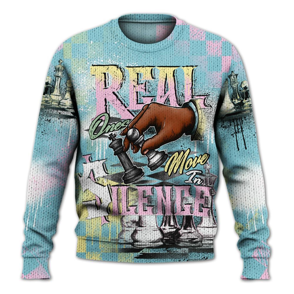 Sweater To Match SB Dunk Low Visty - Chess Move In Silence Graphic