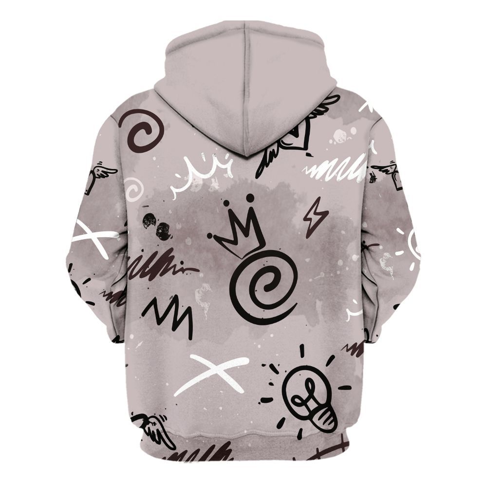 Hoodie To Match AMM Air Smokey Mauve 6s - Drip Been Di2ferent All Over Print