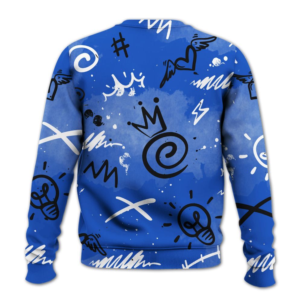 Sweatshirt To Match Retro Stealth 5s - Drip Been Di2ferent All Over Print