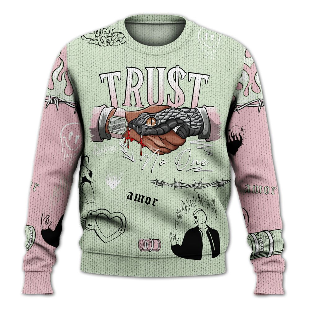 Sweater To Match Spring Is In The Air 3s - Snake Trust No One Graphic