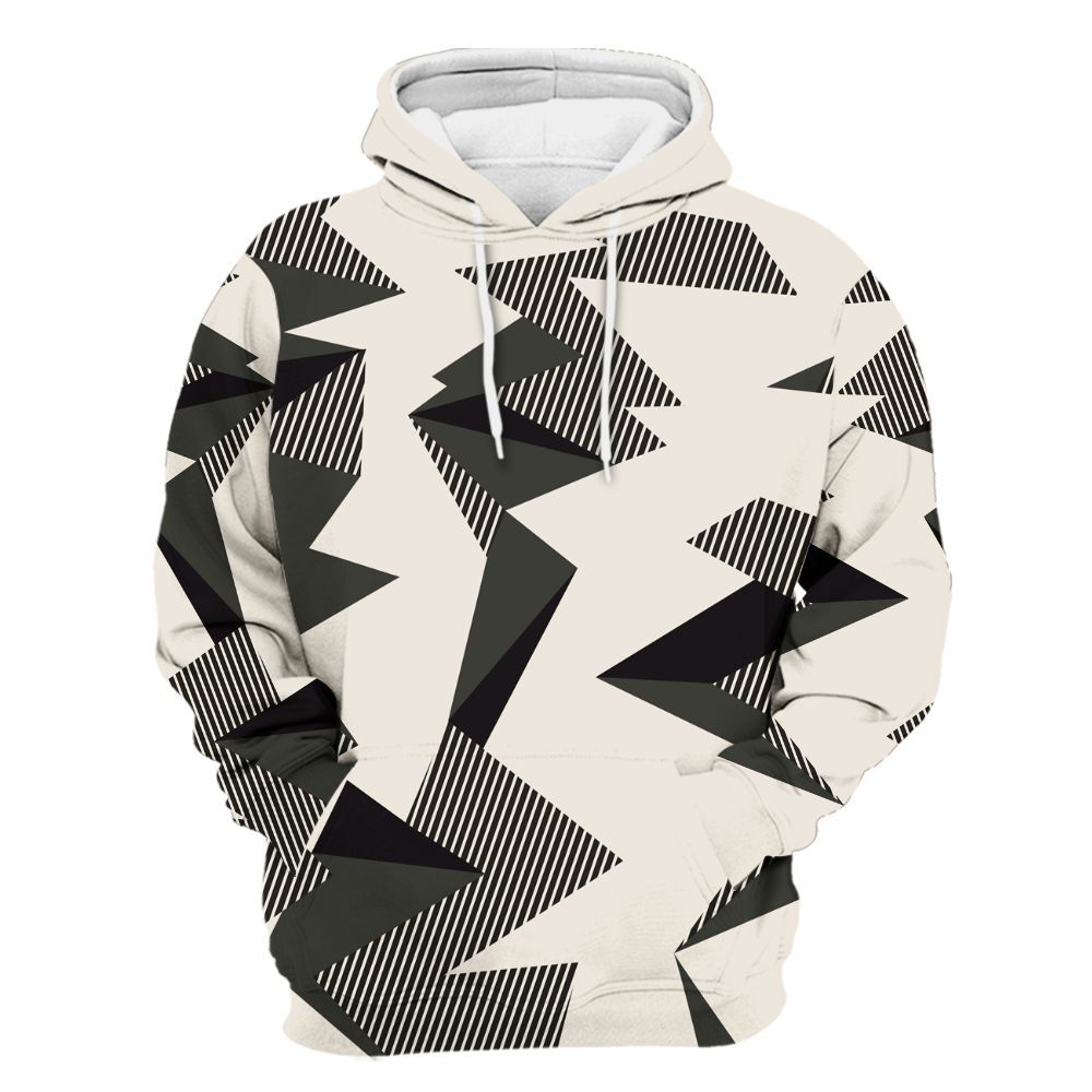 Hoodie To Match Air Max Plus Moonlight Swarovski - Geometric Camouflage Pattern All Over Print