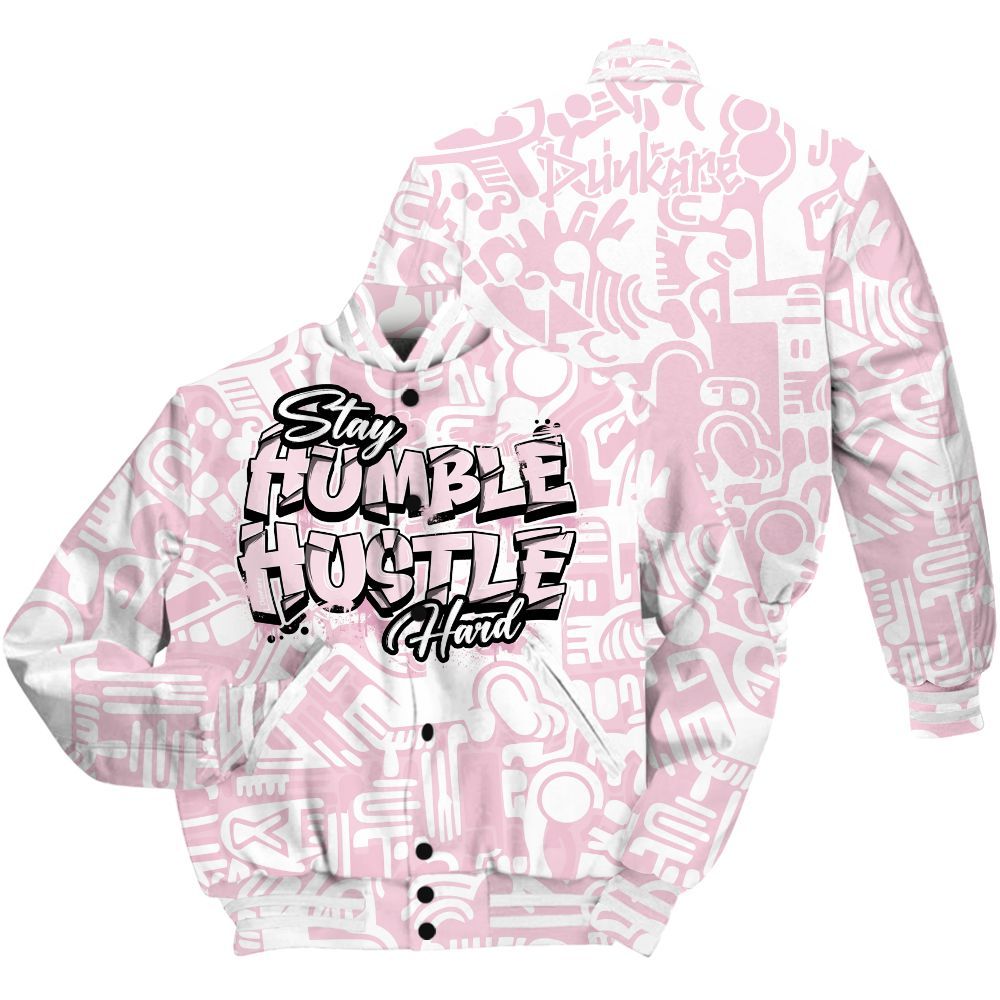 Varsity Jacket To Match Orchid 4s - Humble Hustle Retro All Over Print