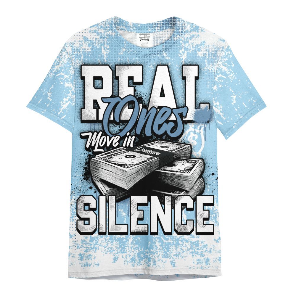 Shirt To Match Legend Blue 11s - Move In Silence Money Street Retro All Over Print