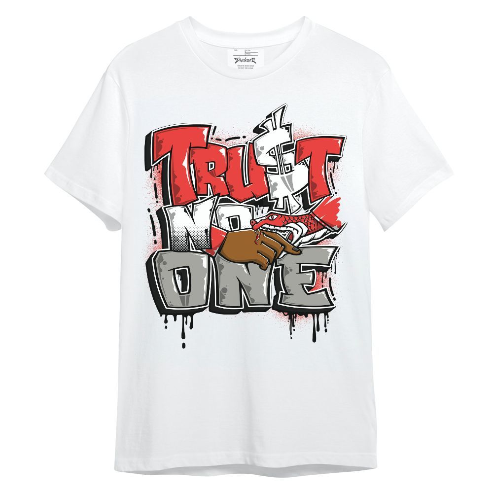 Shirt To Match Vomero 5 Bright Crimson - Trust No One Drip Unisex Shirt