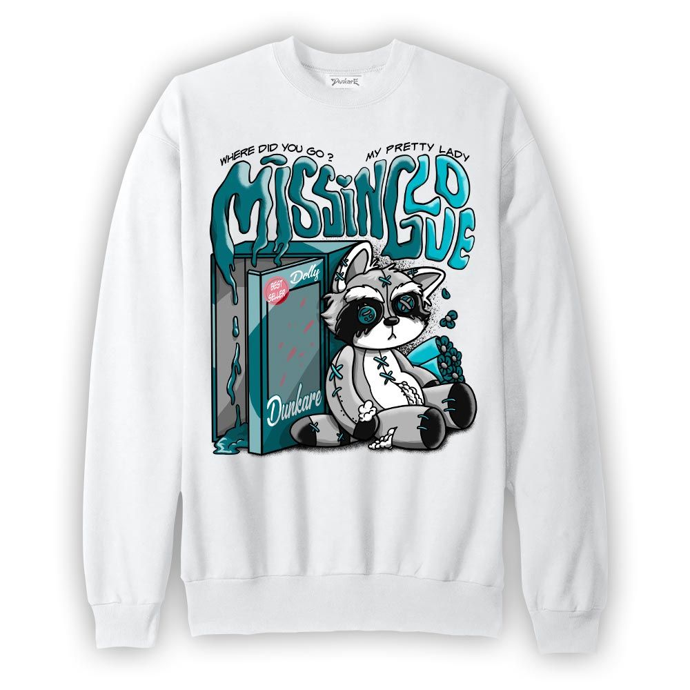 Sweatshirt To match Sweatshirt Missing Love Raccoon, Oxidized Green 4s, To Match Sneaker Oxidized Green 4s DNY