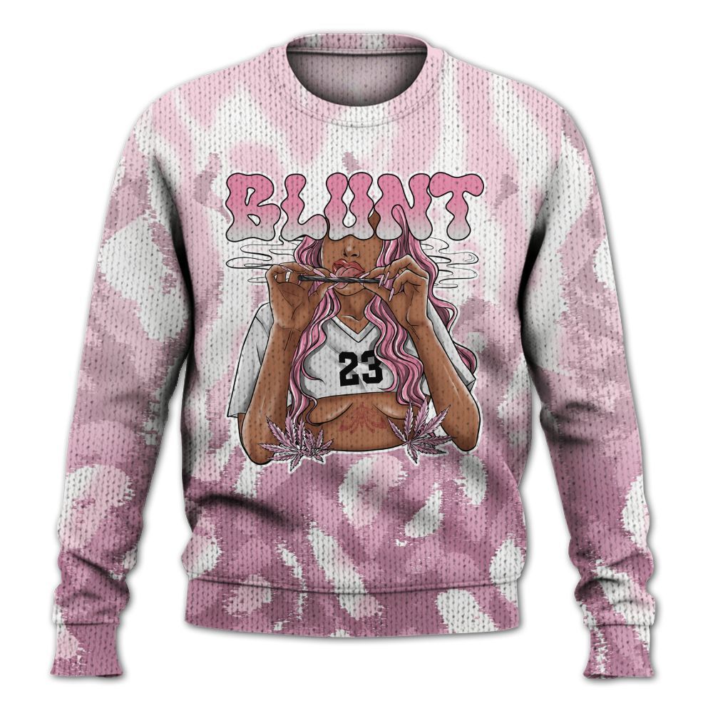 Knitted Sweater To Match Orchid 4s - Bluntz Burnz