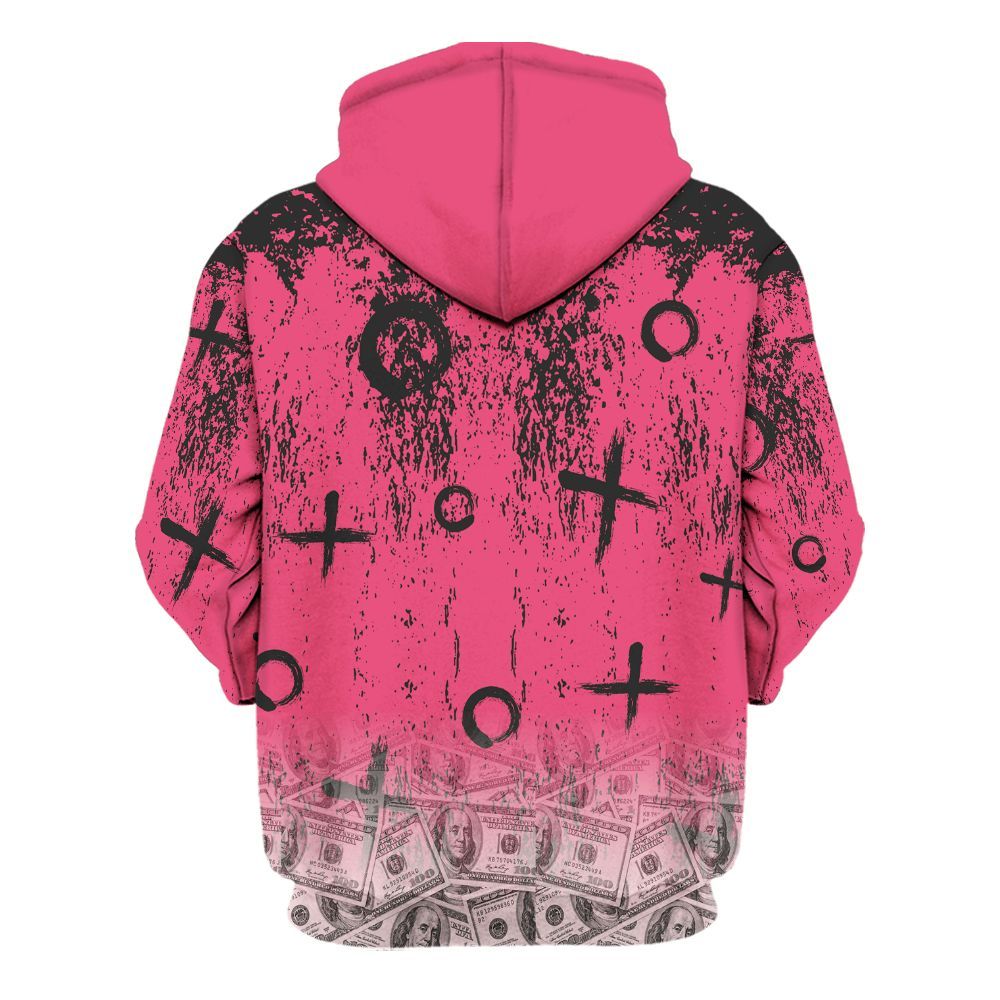 Hoodie To Match A'One Hyper Pink - Selfmade Unique Grunge All Over Print