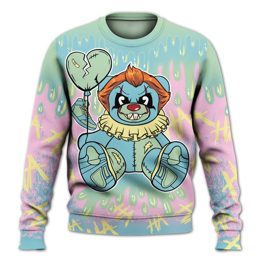 Sweatshirt To Match SB Dunk Low Visty - Shoe Game Bear Drip All Over Print