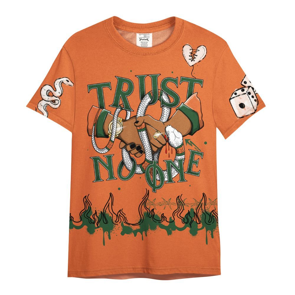 Shirt To Match Low Miami 5s - Trust No One Snake-Bite Doodle Crayon All Over Print