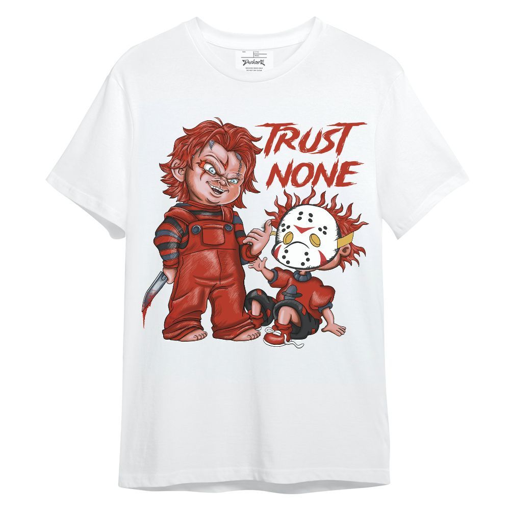 Shirt To Match Low Lucky Cat 1s - Trust No One Scary Graphic