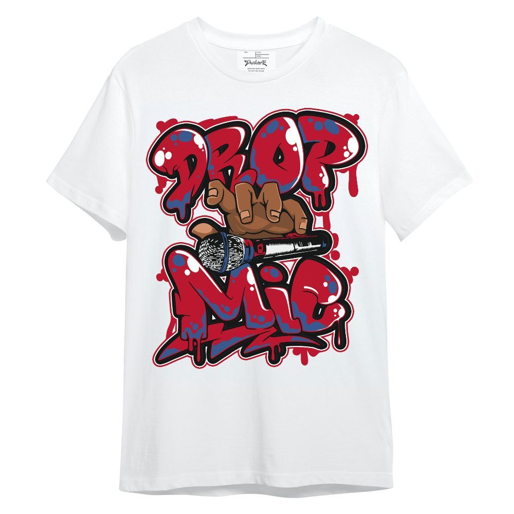 Shirt To Match Air Griffey Max Black Red Navy Blue 1s - Drop Mic Unisex Shirt