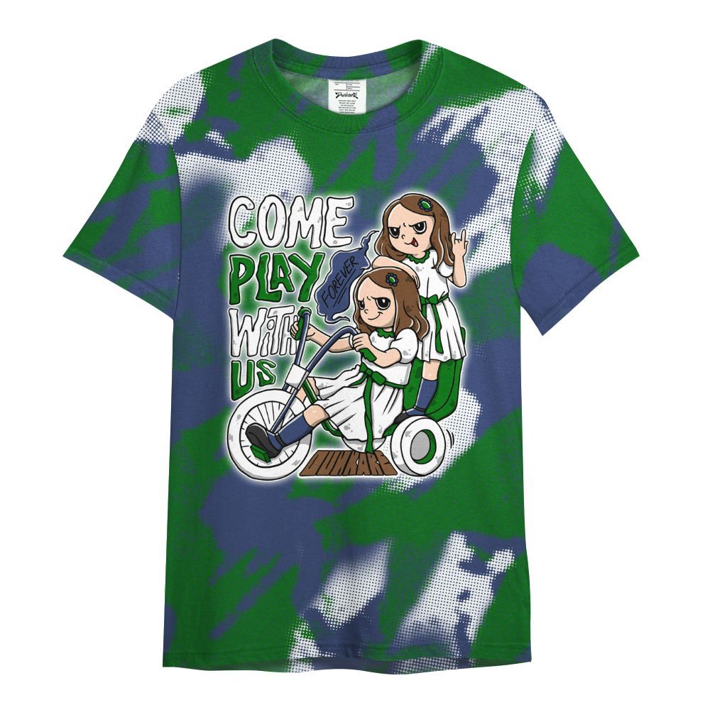 Shirt To Match Midnight Navy 13s - Come Hangout Halloween Abstract Halftone All Over Print