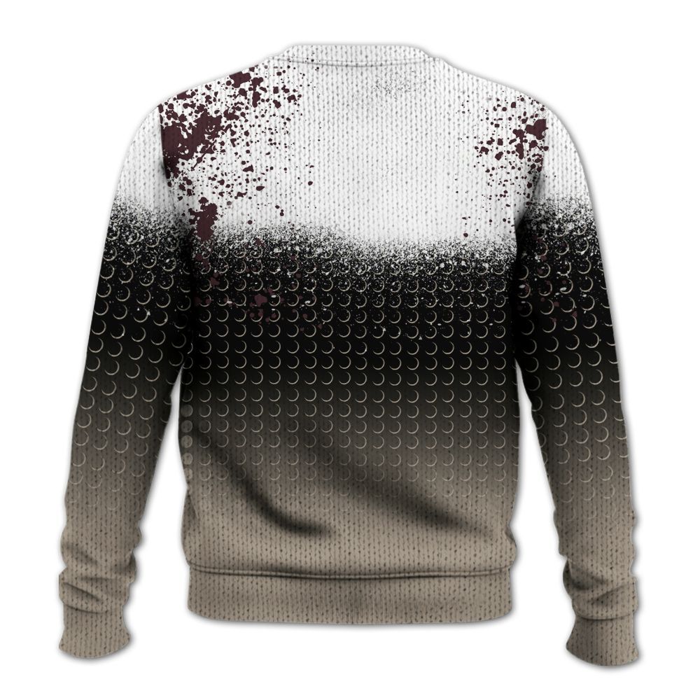 Knitted Sweater To Match AMM Retro Phantom 4s - Halftone Time Is Money