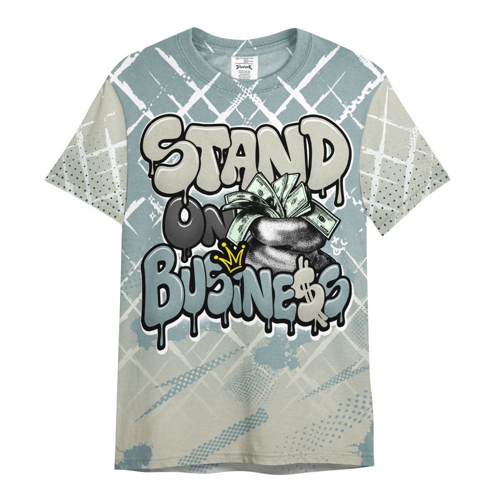 Dunkare AMM Low 17s Shirt, Halftone Stand Business Dripping All Over Print Unisex Shirt