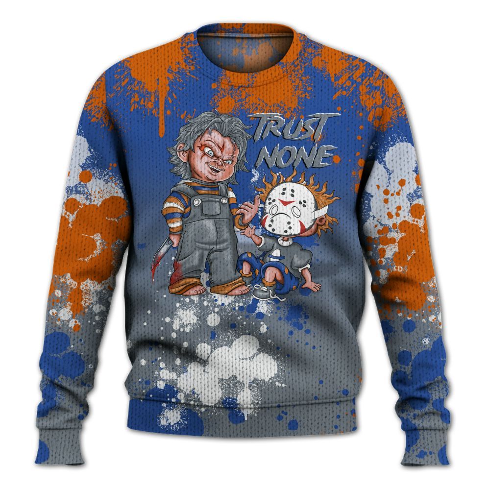 Knitted Sweater To Match RS-X GS League - Trust No One Scary