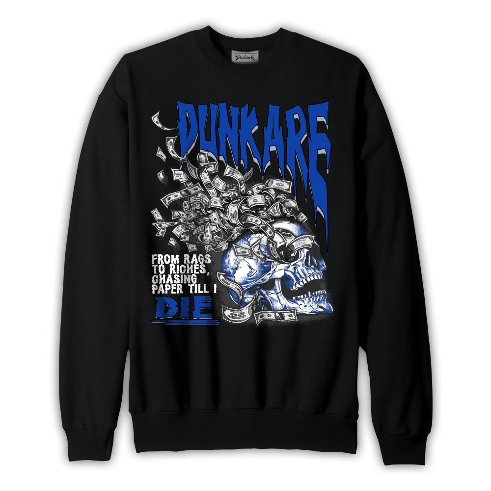 Sweatshirt To match Air Foamposite One Royal Sweatshirt - From Rags To Riches Graphic