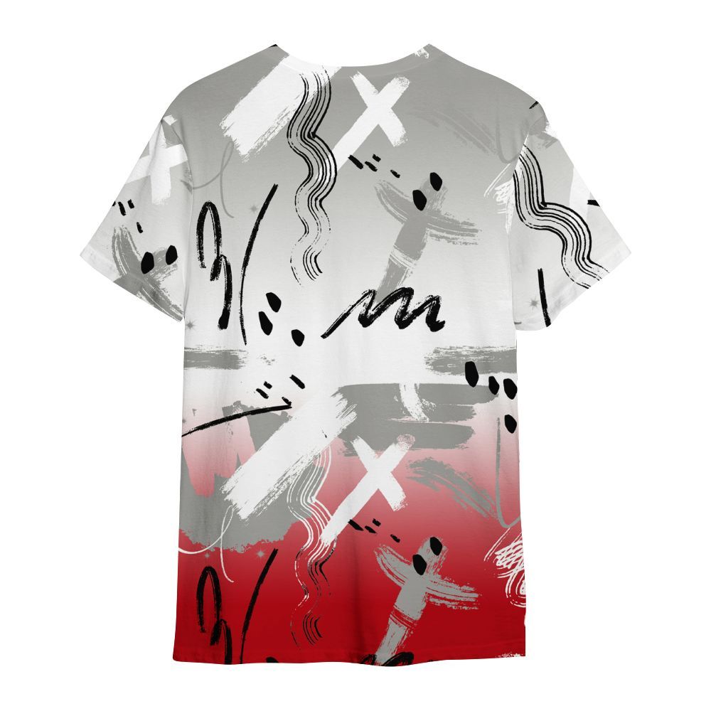 Shirt To Match Air Griffey Max Gray Reds 1s - Money Hustle Grind Pray All Over Print