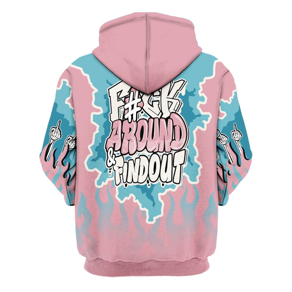 Hoodie To Match Doernbecher 6s - F Around Find Out Graphic Trapped All Over Print