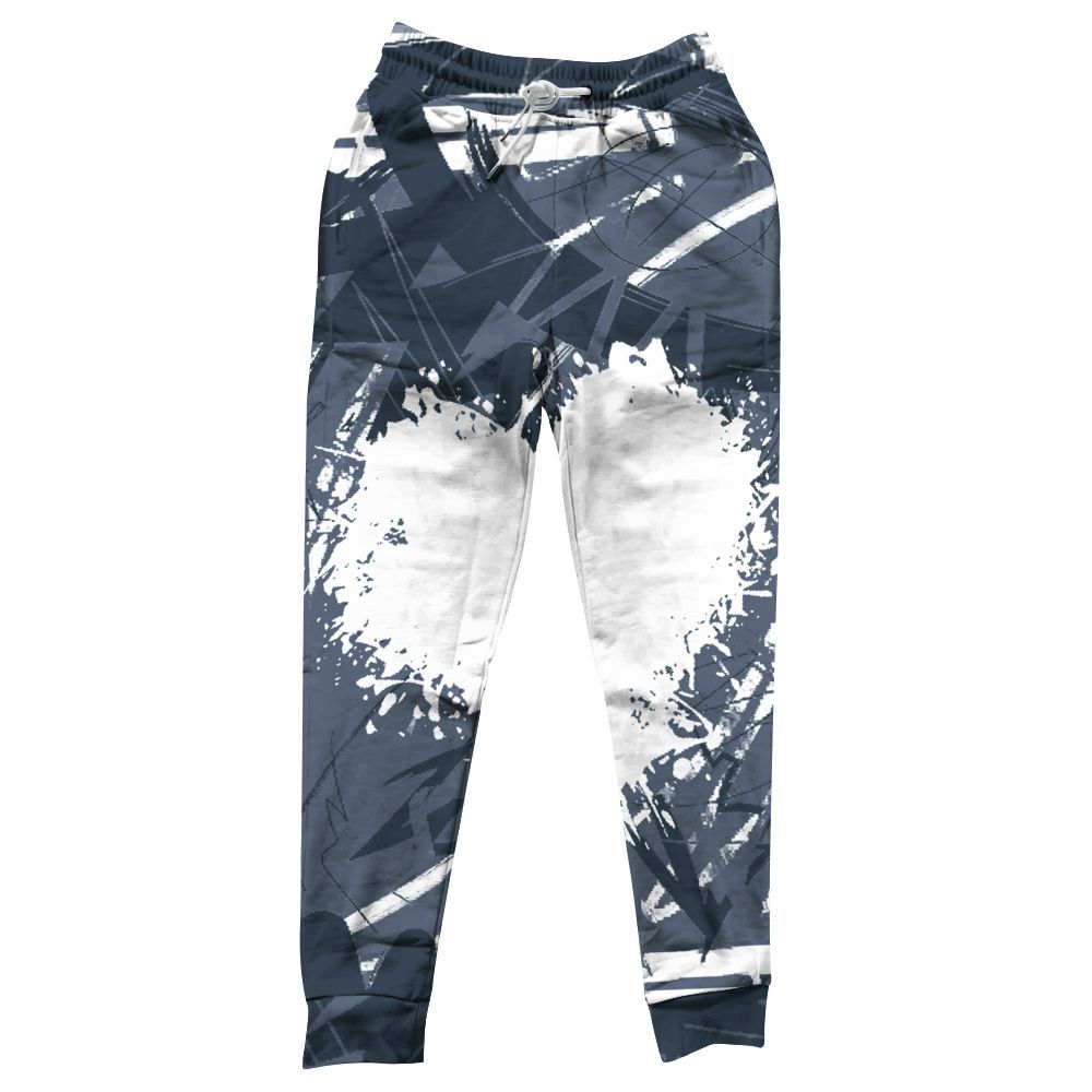 Sweatpant To Match Low Diffused Blue 11s - Nonobjective All Over Print