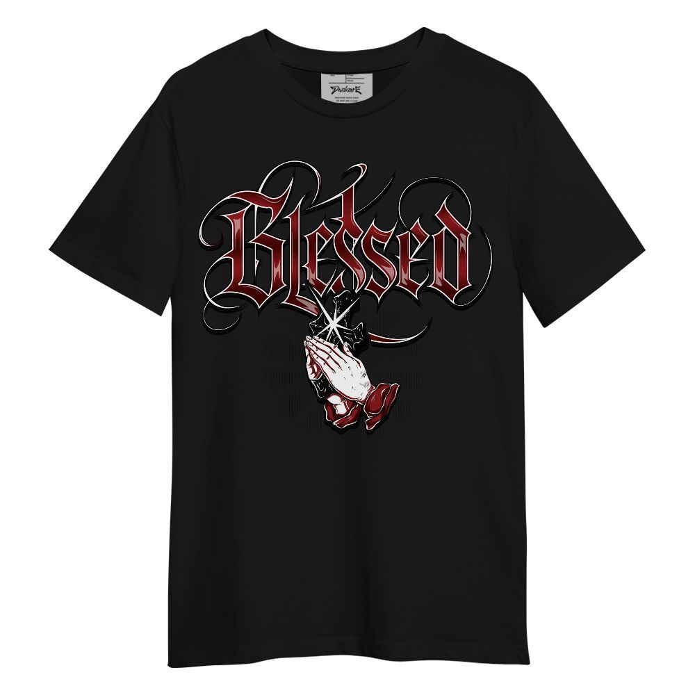 Shirt To Match Alternate Flu Game 12s - God Blessed Graphic