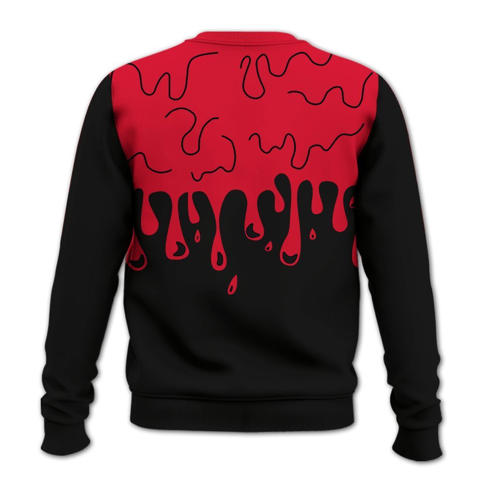Sweatshirt To Match Air Max Sunder Gore Tex Fire Red - Snake Trust No One Drip All Over Print
