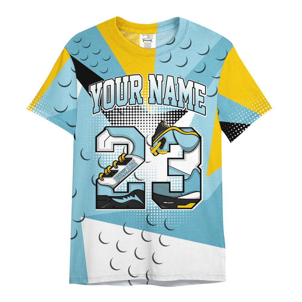 Shirt To Match Dunk High Homer Simpson - Poly Custom Name Number 23 5s All Over Print