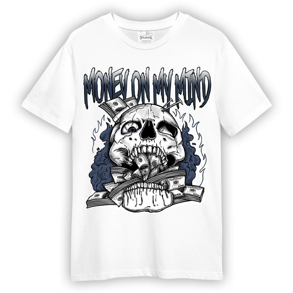 Shirt To Match Low Diffused Blue 11s - MOMM Skeleton Shirt Unisex