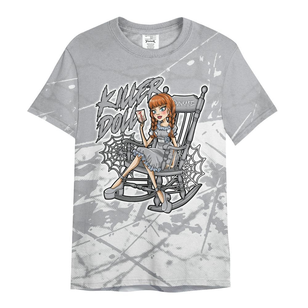 Shirt To Match Low OG Wolf Grey 1s - Killer Doll-A Halloween Profound All Over Print