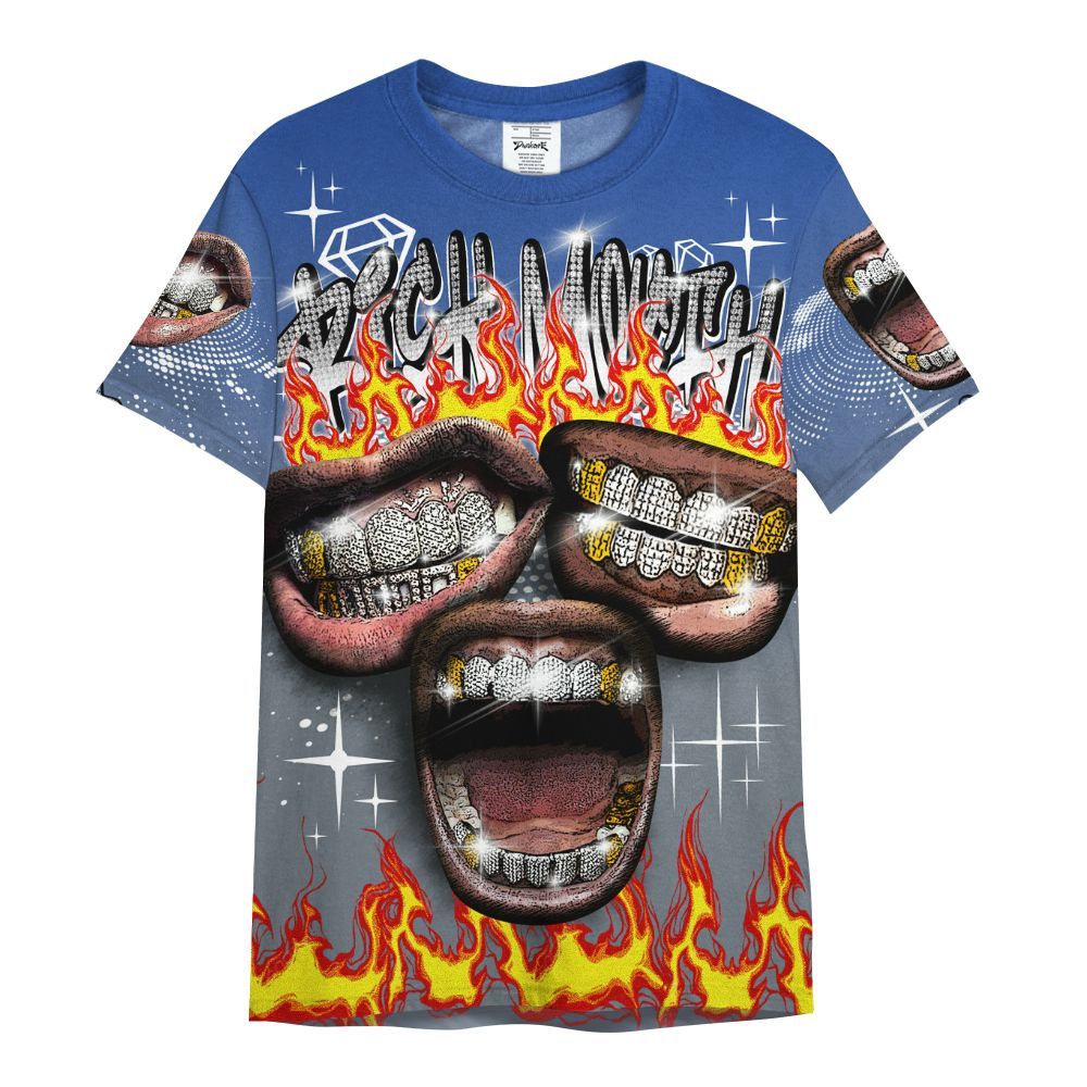 Shirt To Match RS-X GS League - Rich Mouth Fire Rap Retro 90s All Over Print
