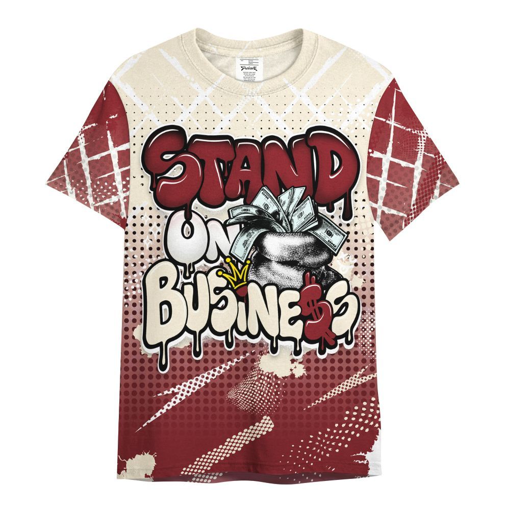Shirt To Match Valentine's Day 2026 4s - Halftone Stand Business Dripping All Over Print